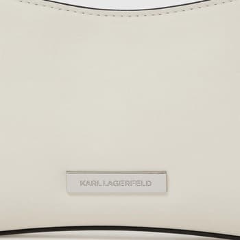 Kabelka přes rameno Karl Lagerfeld Smooth Outline Mini C, bílá 3