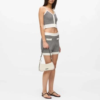 Kabelka přes rameno Karl Lagerfeld Smooth Outline Mini C, bílá 4