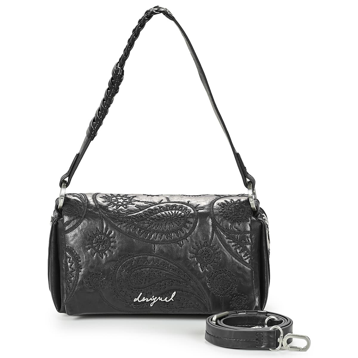 Kabelka přes rameno Desigual Siroco Naron Mini Flap, černá