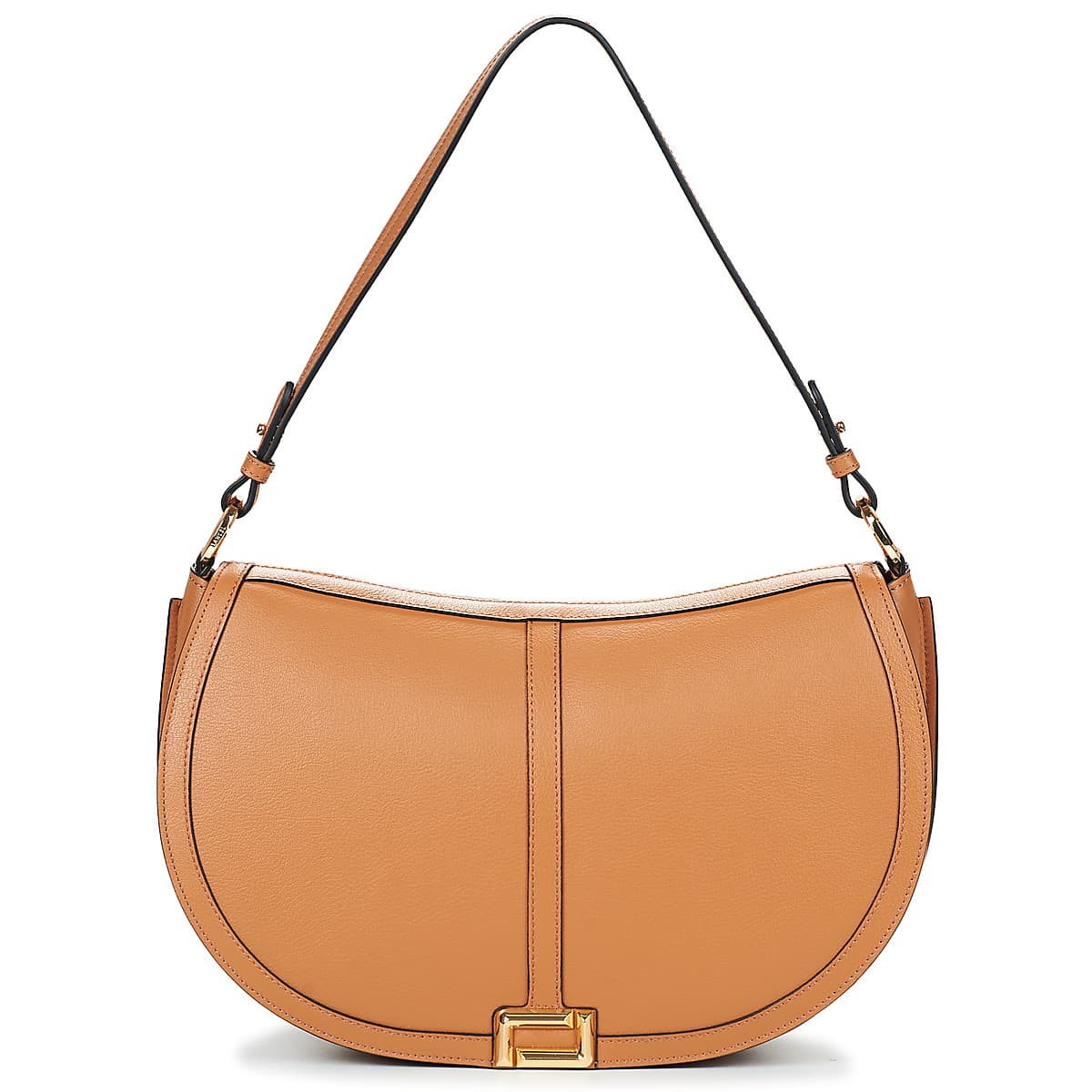 Kabelka přes rameno Lancel Celeste DE Lancel L Saddle BAG, hnědá