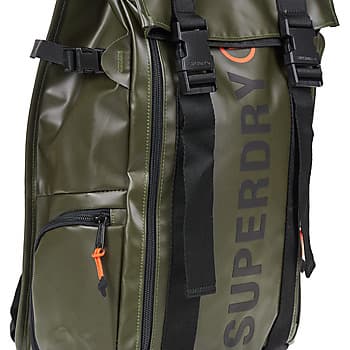 Batoh Superdry Tarp Roll Top Rucksack, zelená 4