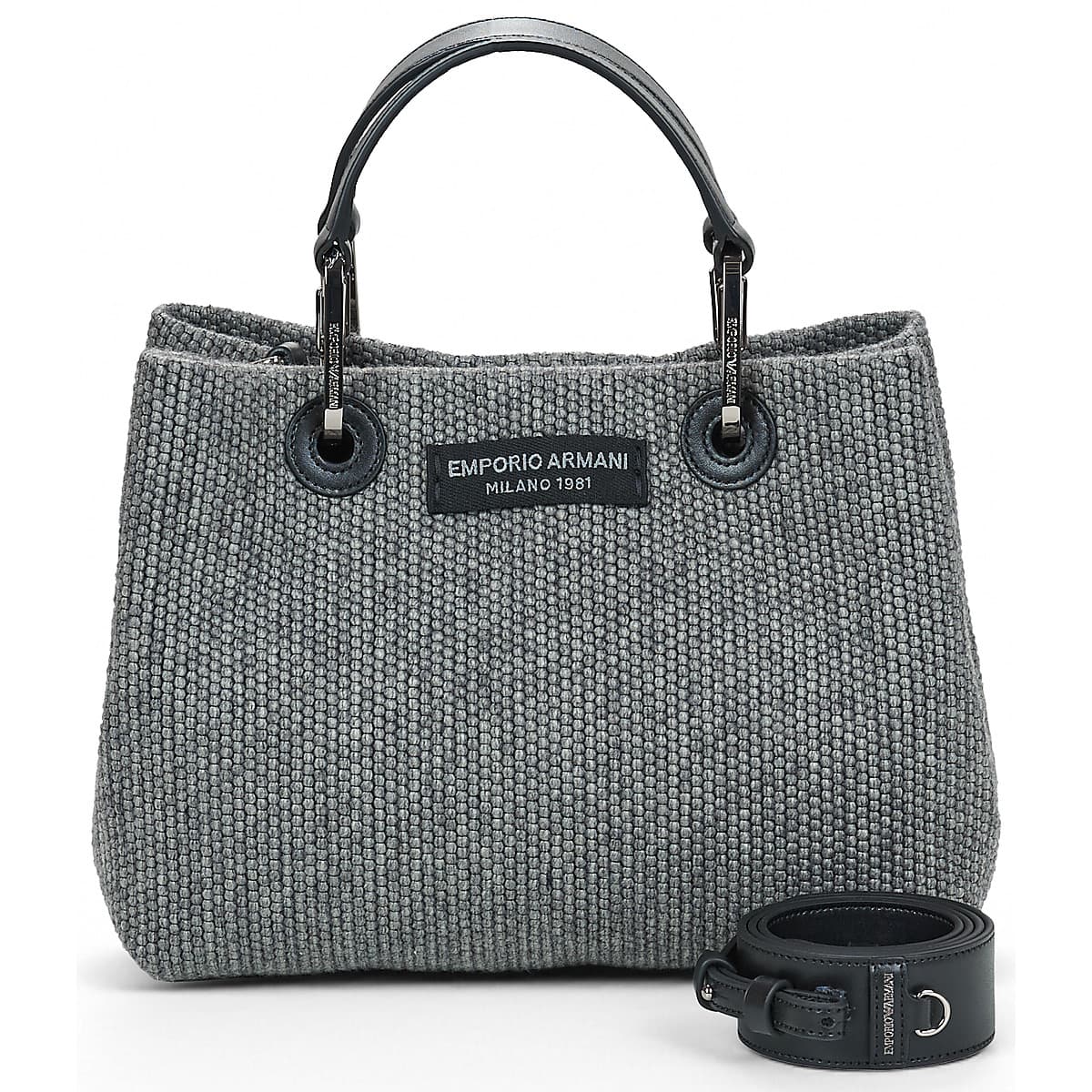 Kabelka Emporio Armani Myea Small Borsa, šedá