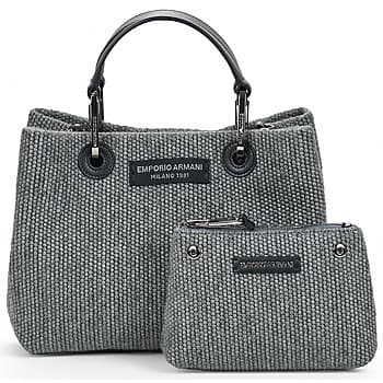 Kabelka Emporio Armani Myea Small Borsa, šedá 4