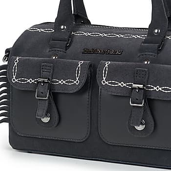 Kabelka přes rameno Dr. Martens TOP Handle BAG Black Classic Pull UP+Bronx Suede 4