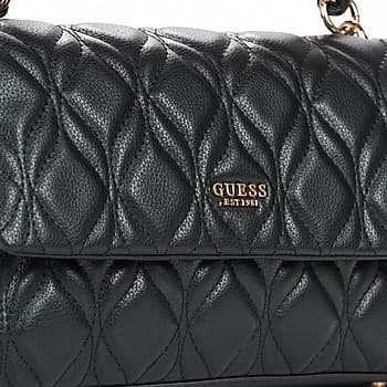 Kabelka přes rameno Guess Maxine Flap Crossbody, černá 4