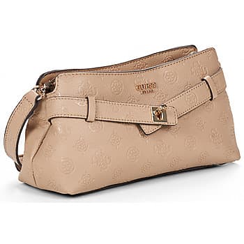 Kabelka přes rameno Guess Ella Logo Girlfriend Crossbody, béžová 2