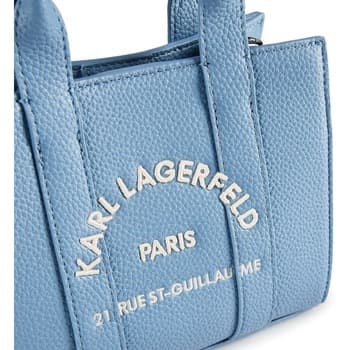 Kabelka přes rameno Karl Lagerfeld Mn Square Tote Peb E, modrá 3