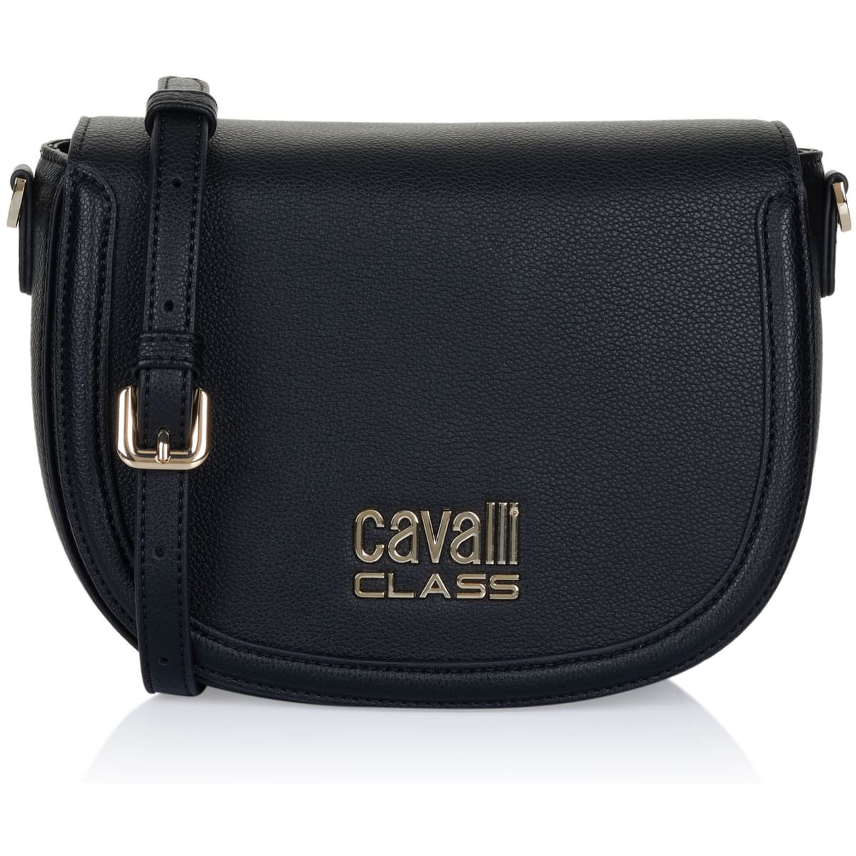 Kabelka přes rameno Roberto Cavalli, černá