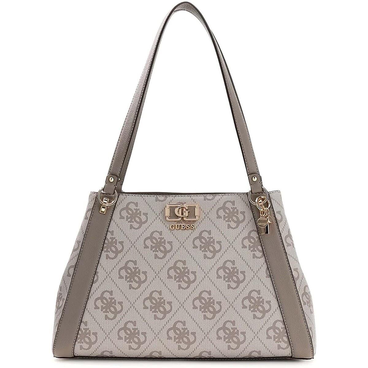 Kabelka přes rameno Guess Karnilla Logo Gfriend Carryall, hnědá