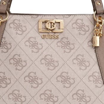 Kabelka přes rameno Guess Karnilla Logo Gfriend Carryall, hnědá 4