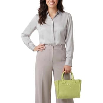 Kabelka Pinko Beach Shopper Mini, zelená 4