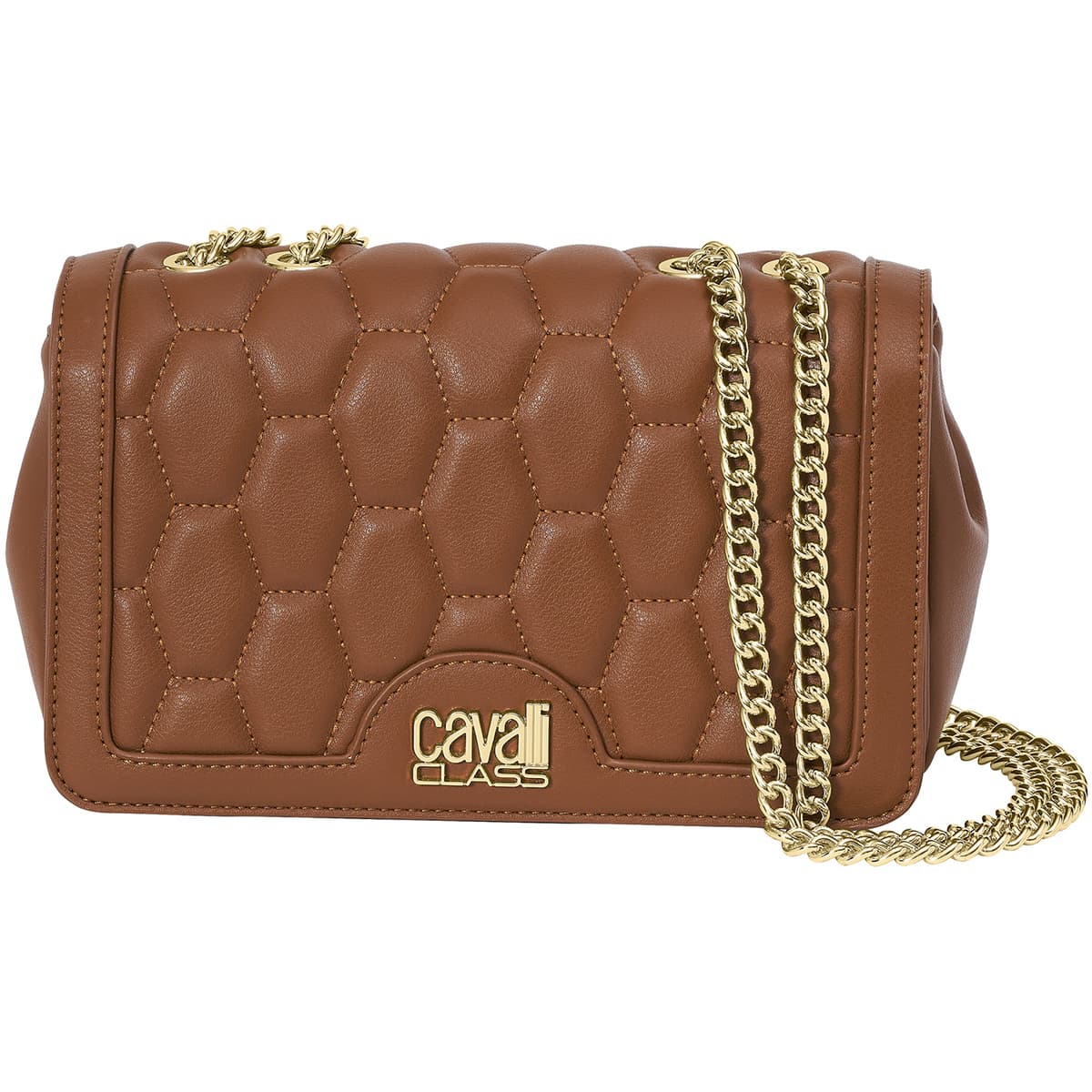 Kabelka přes rameno Roberto Cavalli CCHB0195, hnědá