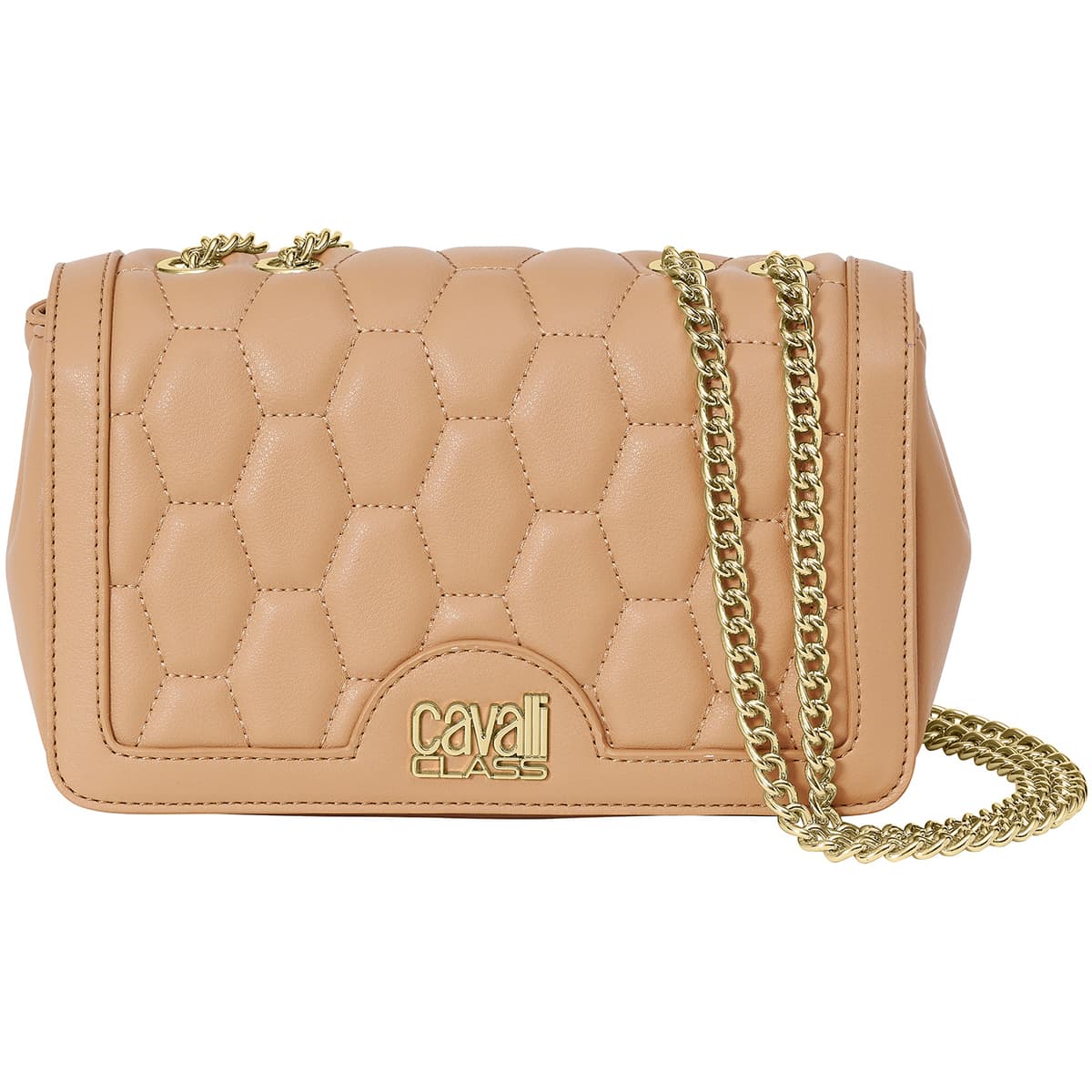 Kabelka přes rameno Roberto Cavalli CCHB0195, béžová