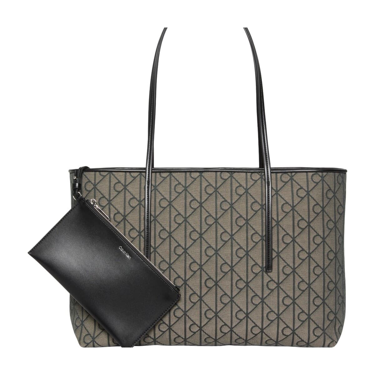 Kabelka Calvin Klein Jeans Lv04f3750g Emblem Aop Jacquard Tote