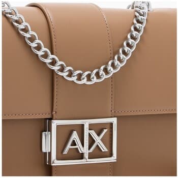 Kabelka přes rameno Armani Exchange Jodie Messenger Bag, hnědá 4