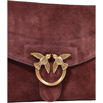 Kabelka přes rameno Pinko Love Satchel Classic Suede 107655 A0F6, hnědá 2