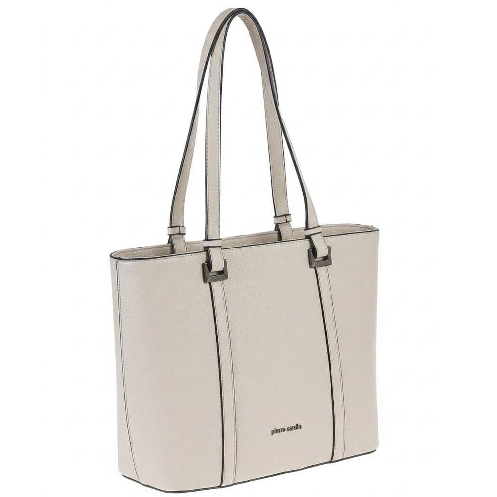 Pierre Cardin Elegantní dámská kabelka 24021 Béžová Béžová WX25-24021-BEIGE 2