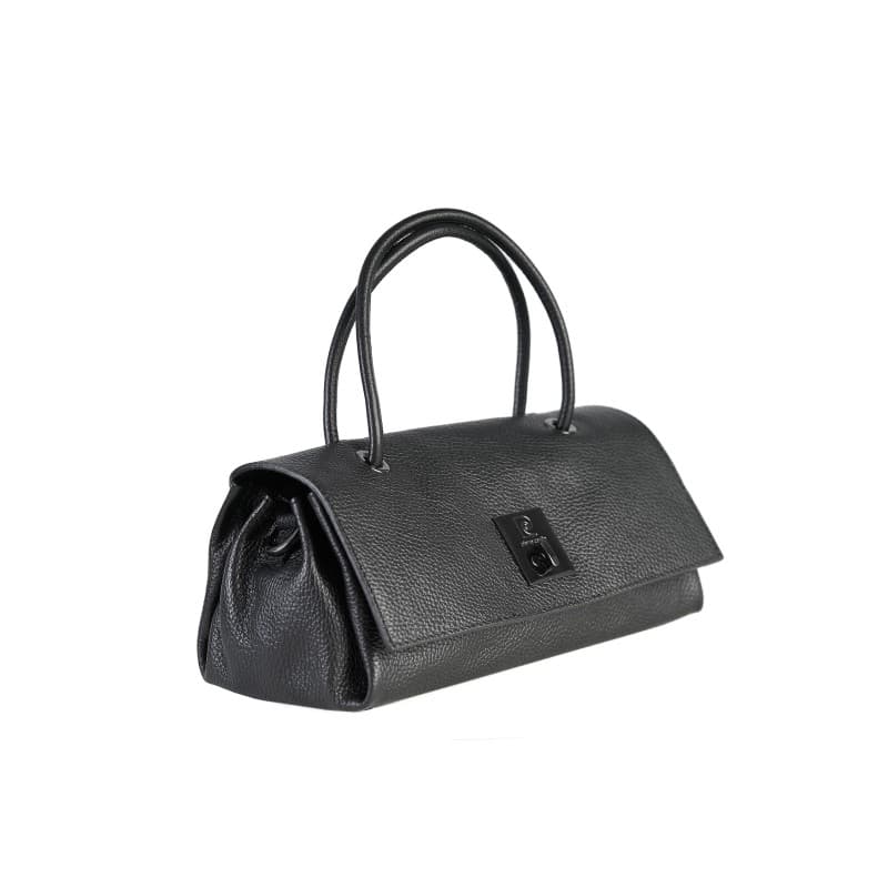 Pierre Cardin Dámská kožená kabelka 55109 DOLLARO černá Černá 55109-BLACK
