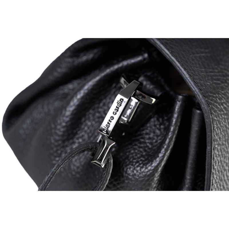 Pierre Cardin Dámská kožená kabelka 55109 DOLLARO černá Černá 55109-BLACK 3