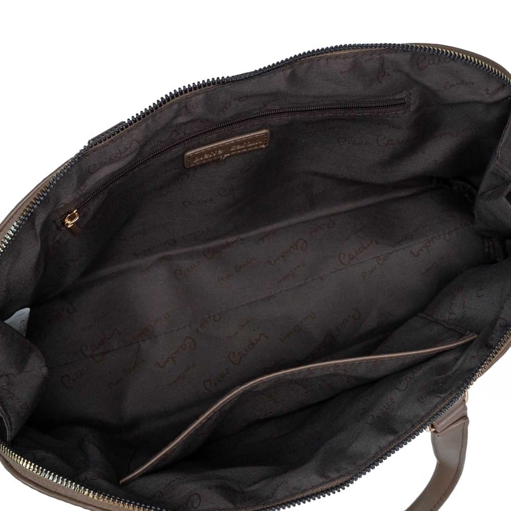 Pierre Cardin Dámská kabelka OSLO17 13201 tortora Hnědá 13201-TORTORA 3