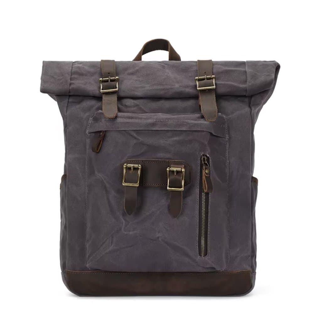 VALMIO Vintage batoh 6501 Šedá Objem 22 L