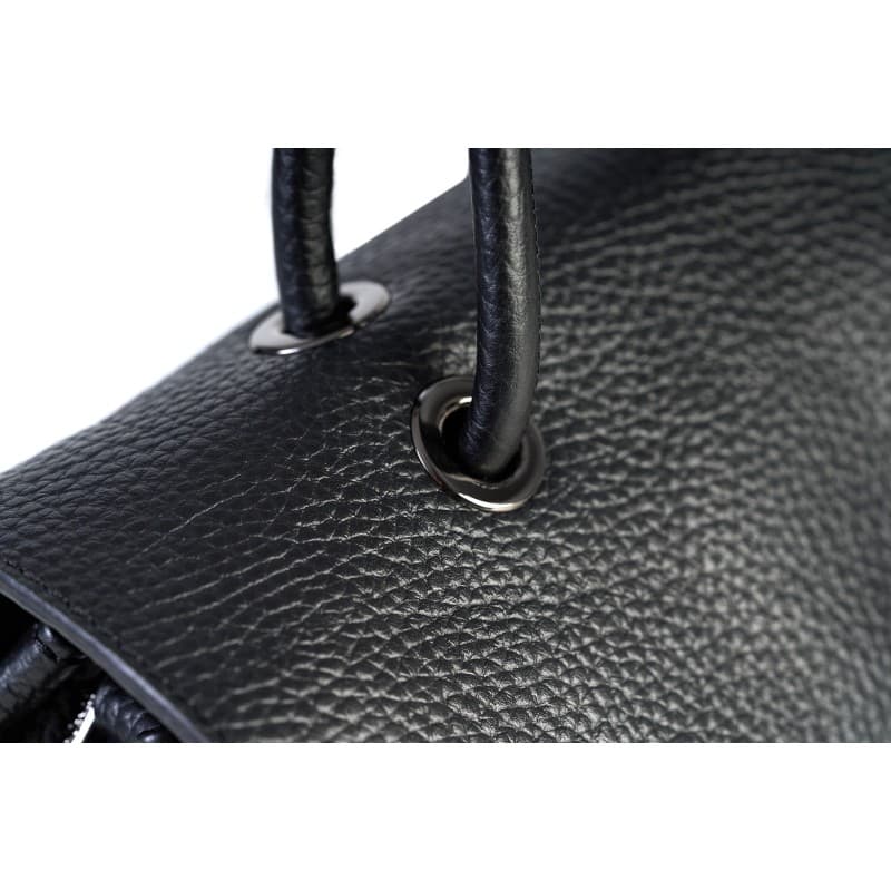 Pierre Cardin Dámská kožená kabelka 55109 DOLLARO černá Černá 55109-BLACK 5