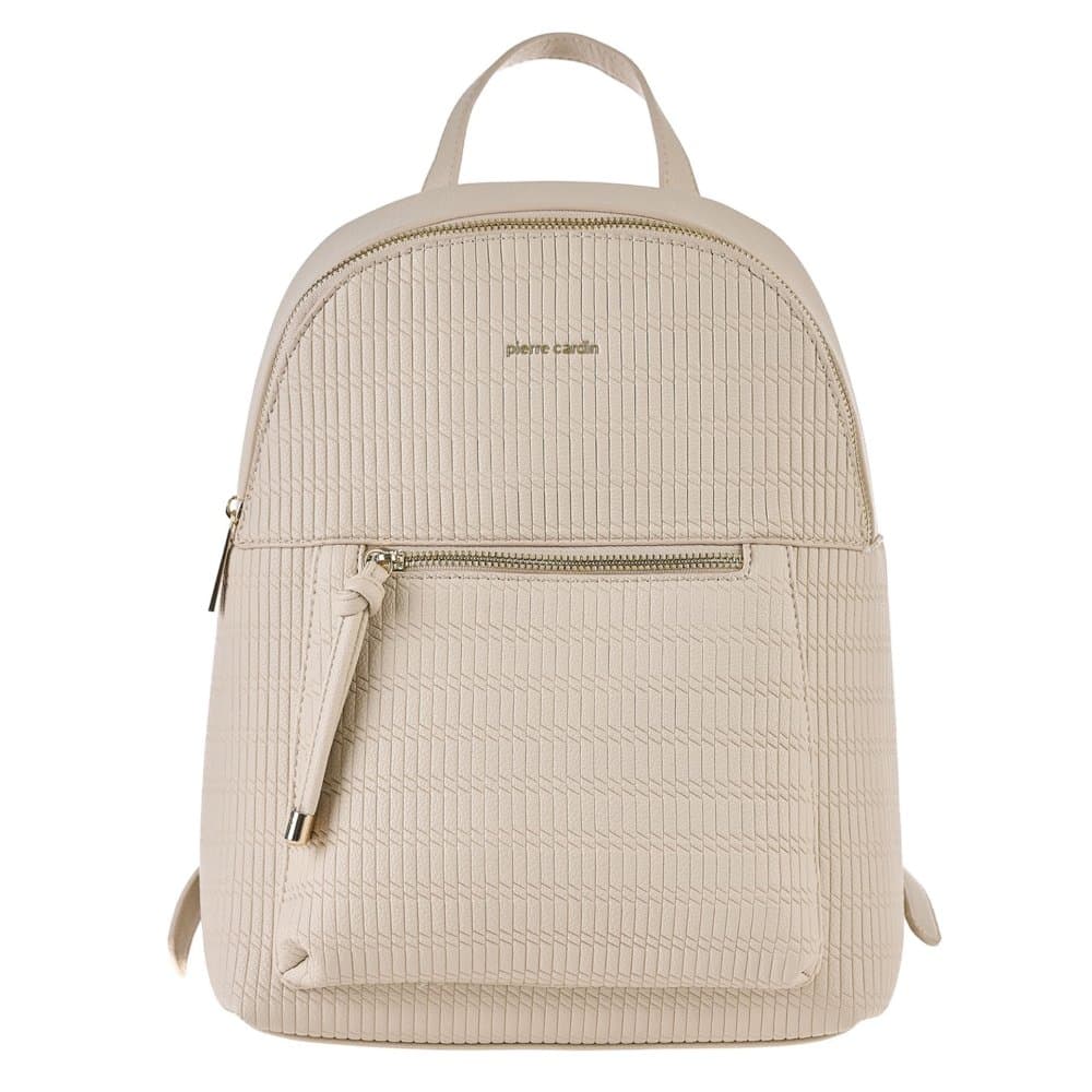 Pierre Cardin Rafinovaný dámský batoh 25185 béžový Objem 12 L
