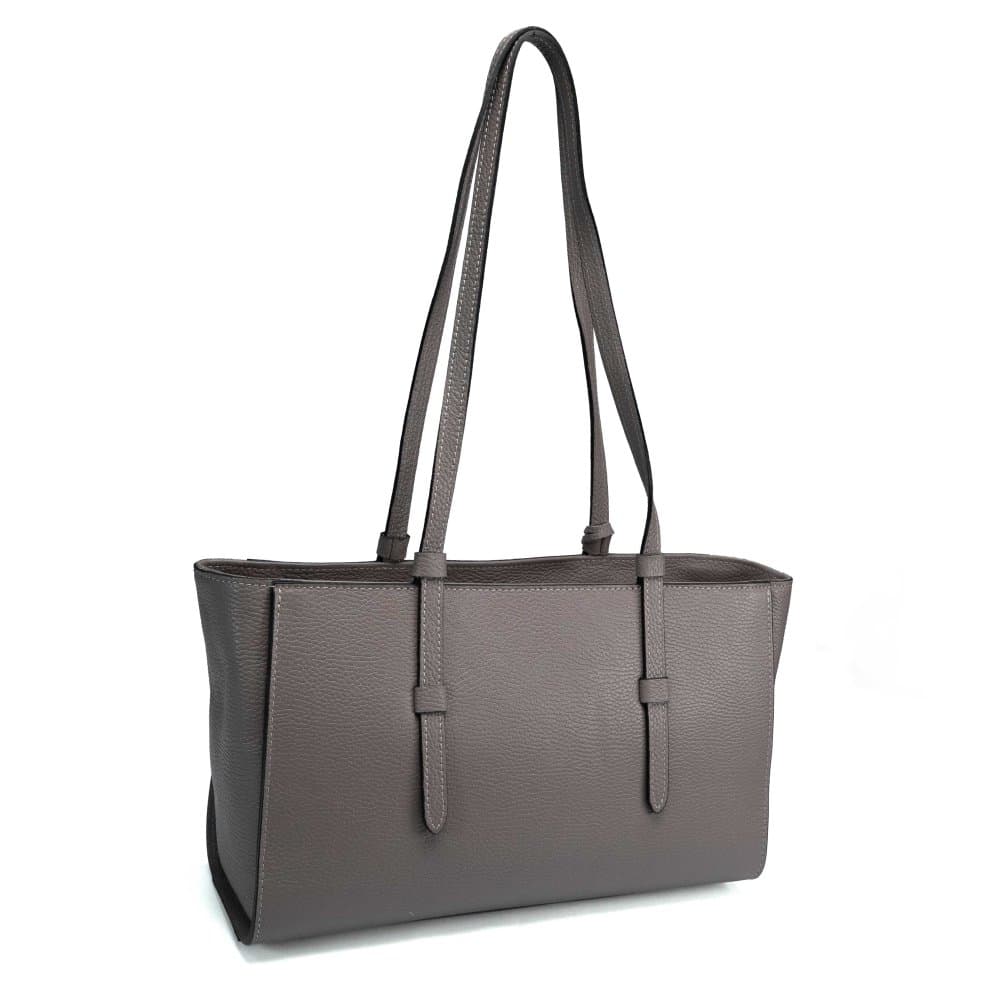 Pierre Cardin Dámská kožená shopper taška 1984 DOLLARO taupe Šedá 1984-TAUPE 3