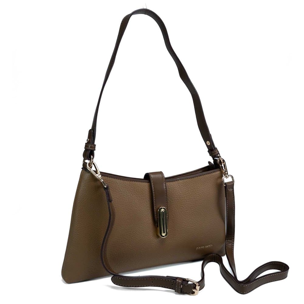 Pierre Cardin Dámská kabelka 23622 MS163 taupe Hnědá 23622-TAUPE