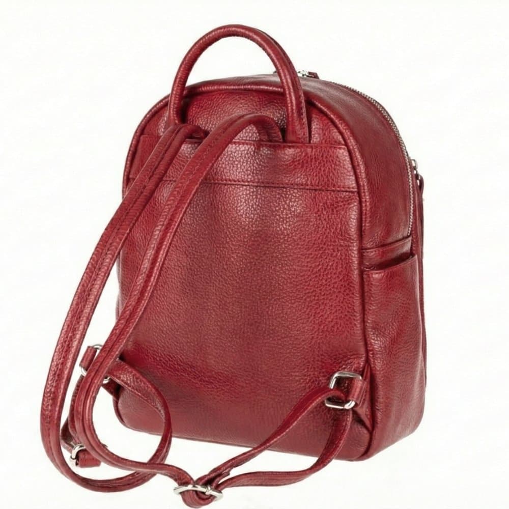 Pierre Cardin Kožený Batoh 1858 RUBINO Objem 8,3 L 4