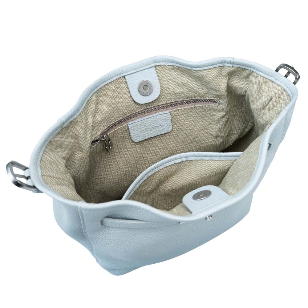 VALMIO Kožená dámská kabelka Nolira - modrá 5