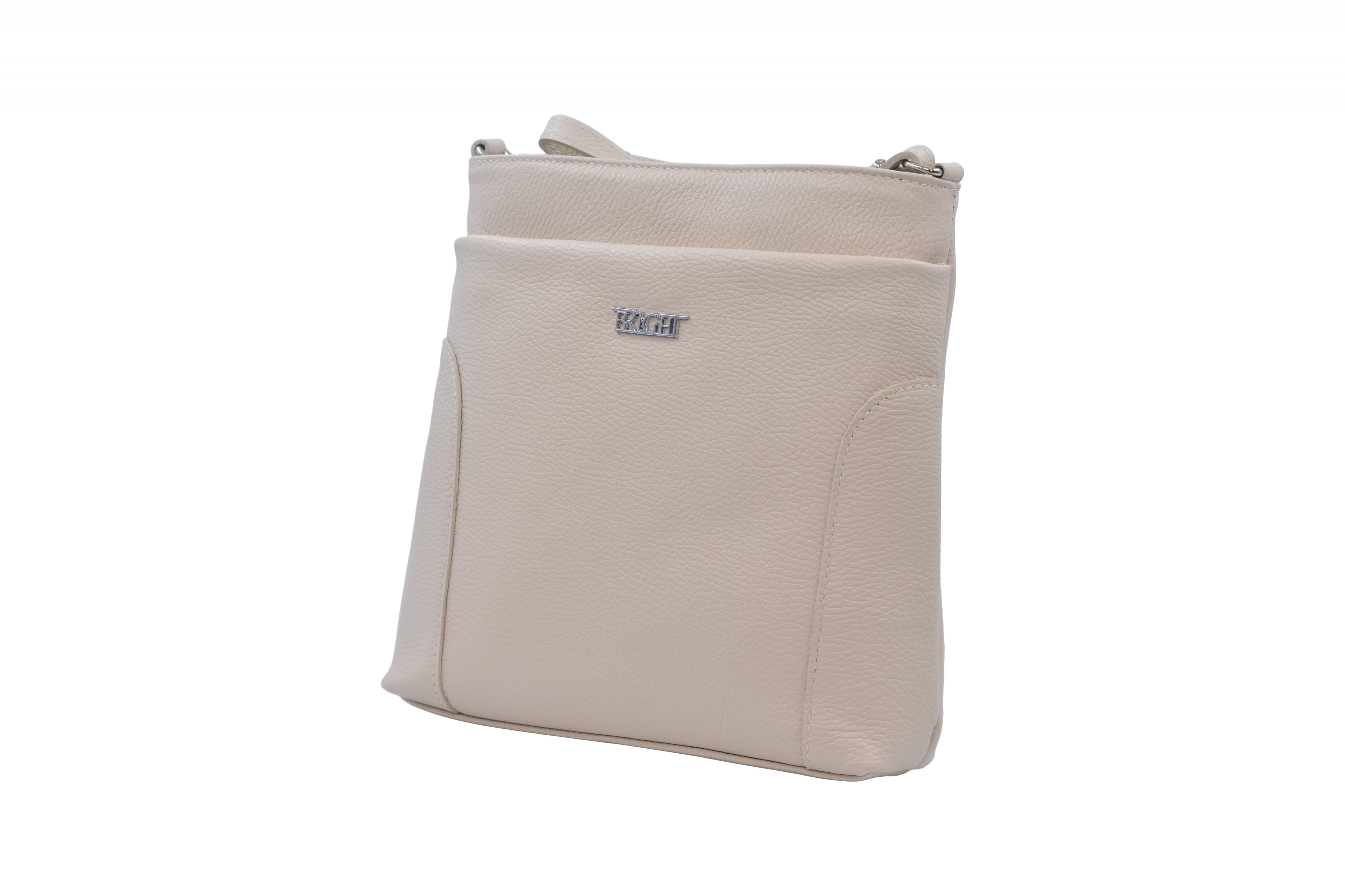 Bright Dámská crossbody kapsa Smetanová, krémová