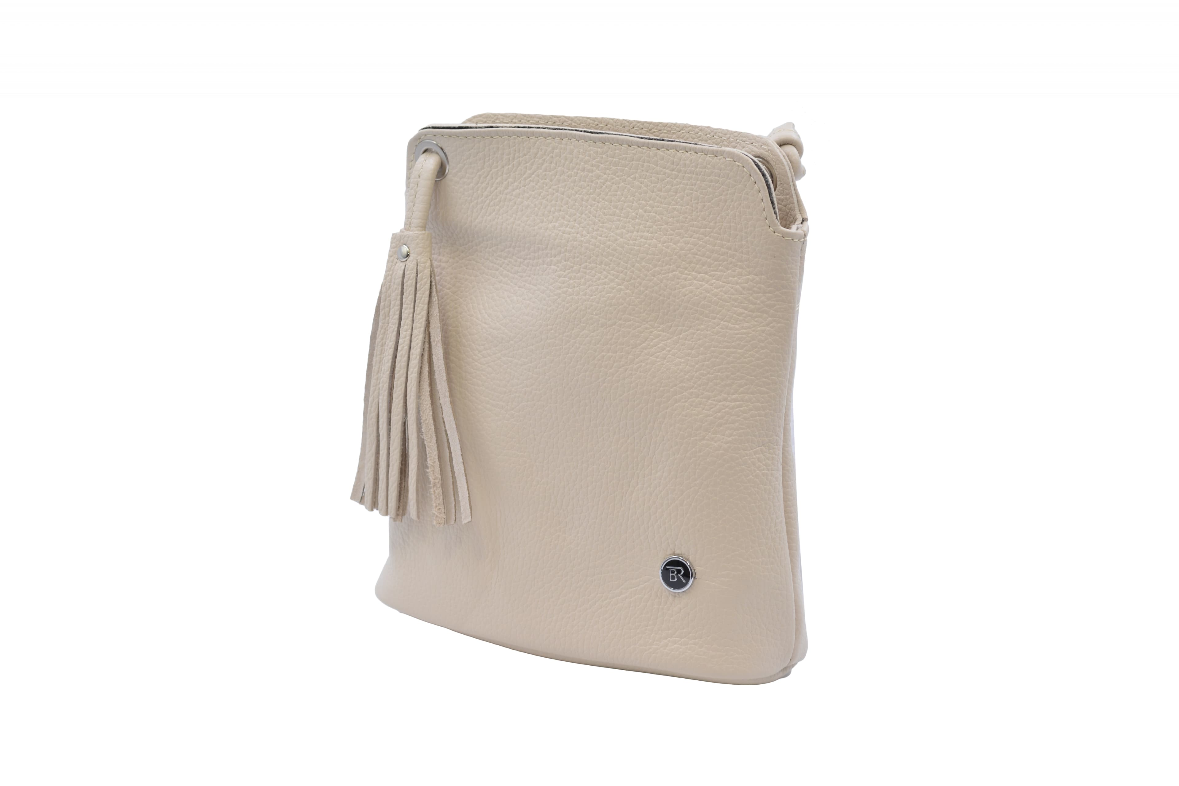 Bright Dámská crossbody kapsa Smetanová, krémová