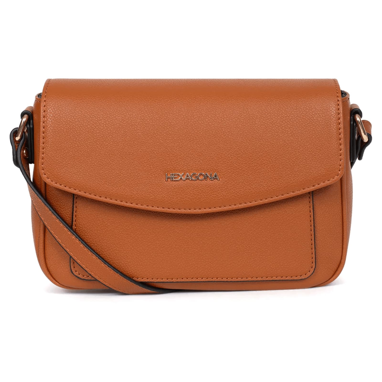 Crossbody kabelka Hexagona Aitana, hnědá