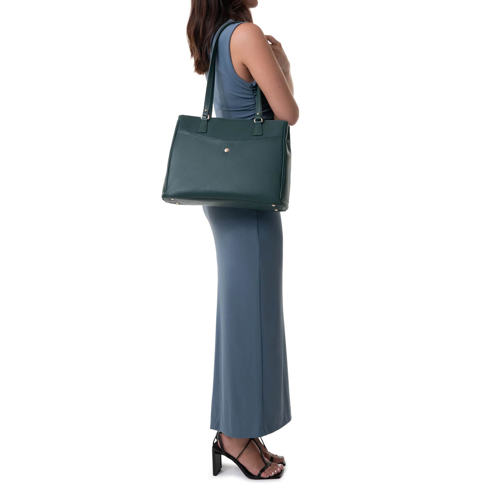 Kožená kabelka Hexagona Samea, červená 6