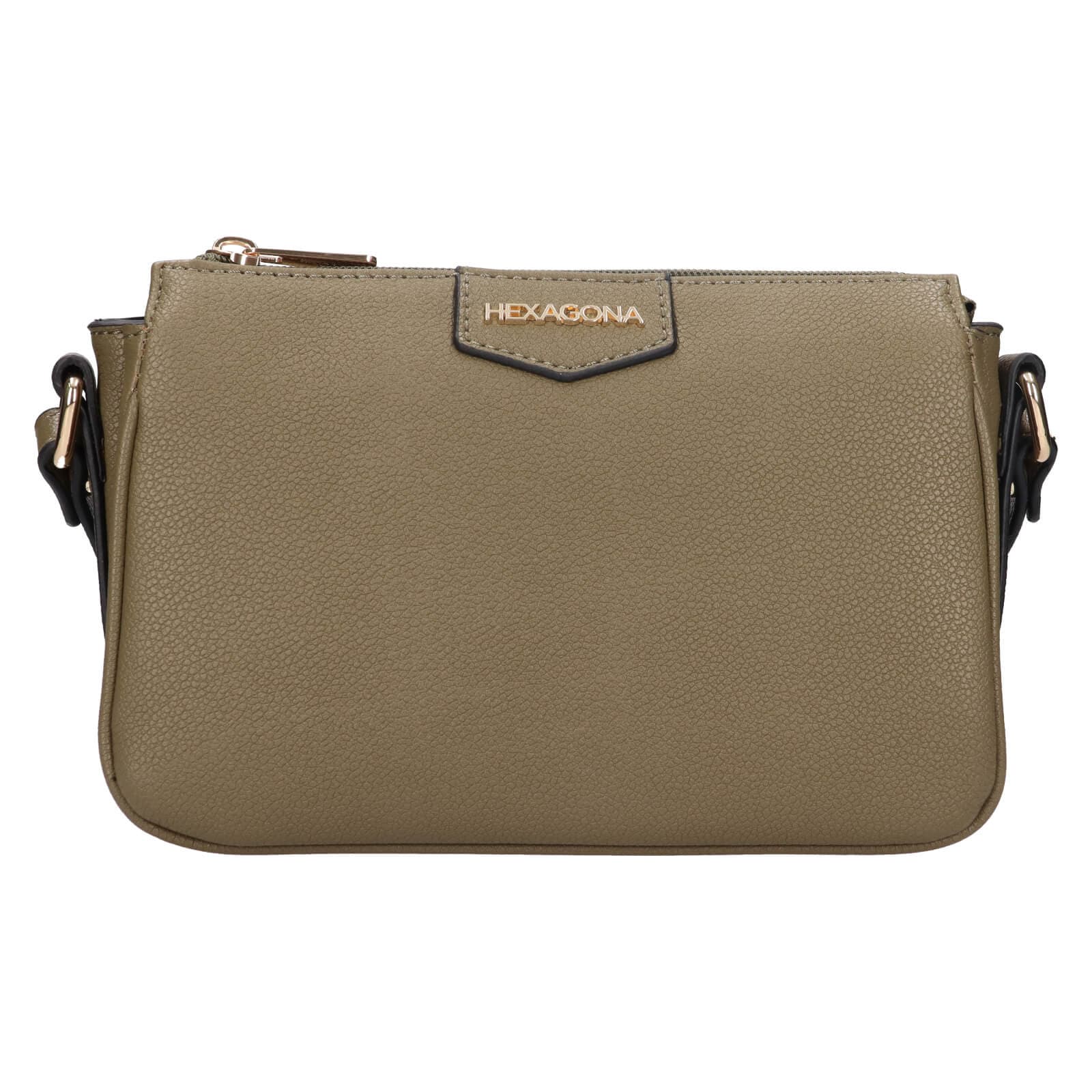 Crossbody kabelka Hexagona Raisa, zelená
