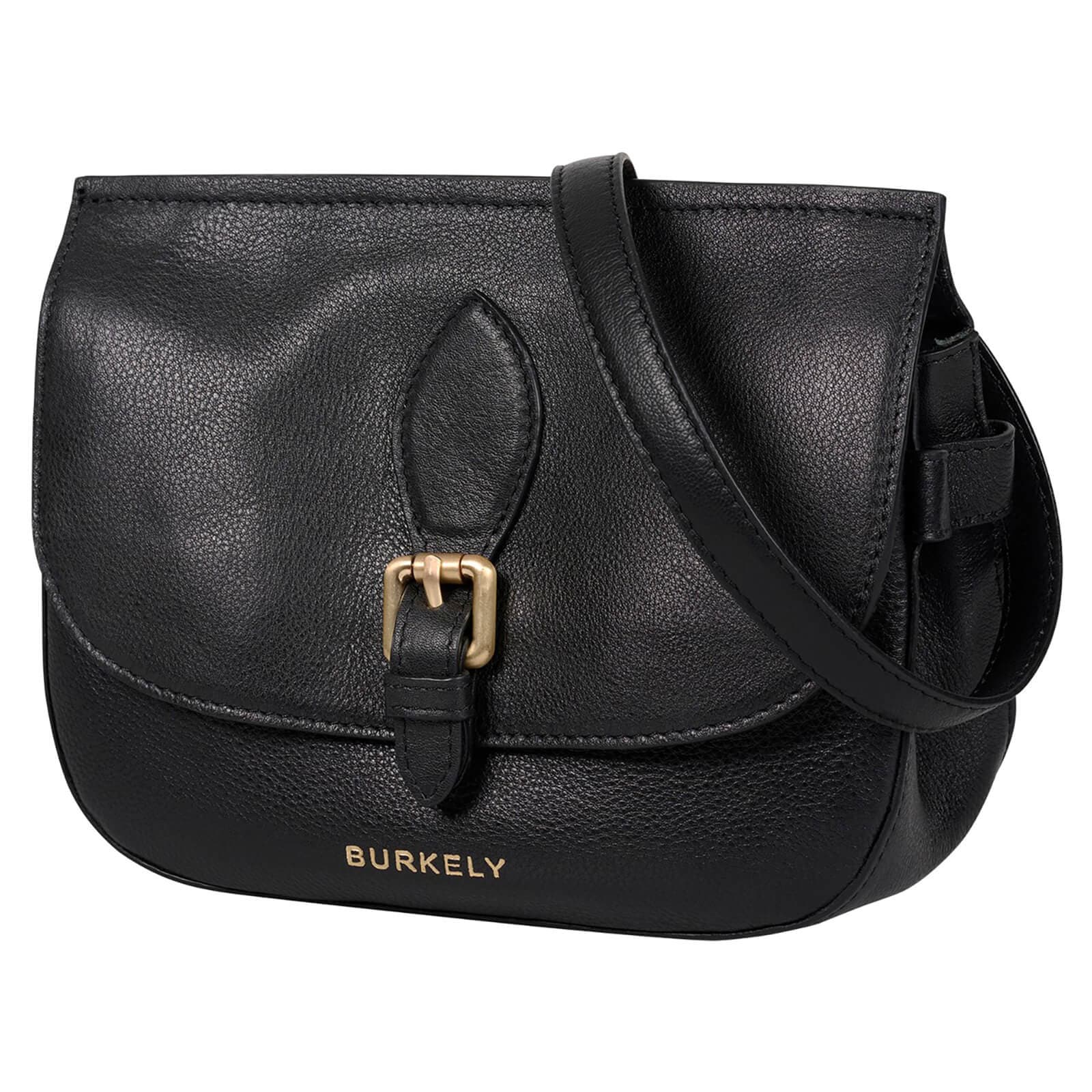 Crossbody kožená kabelka Burkely Moja, černá 2