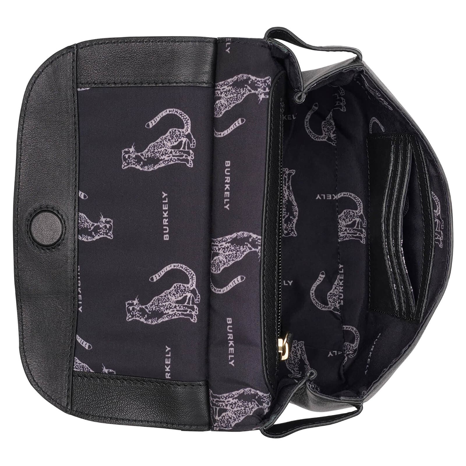Crossbody kožená kabelka Burkely Moja, černá 4