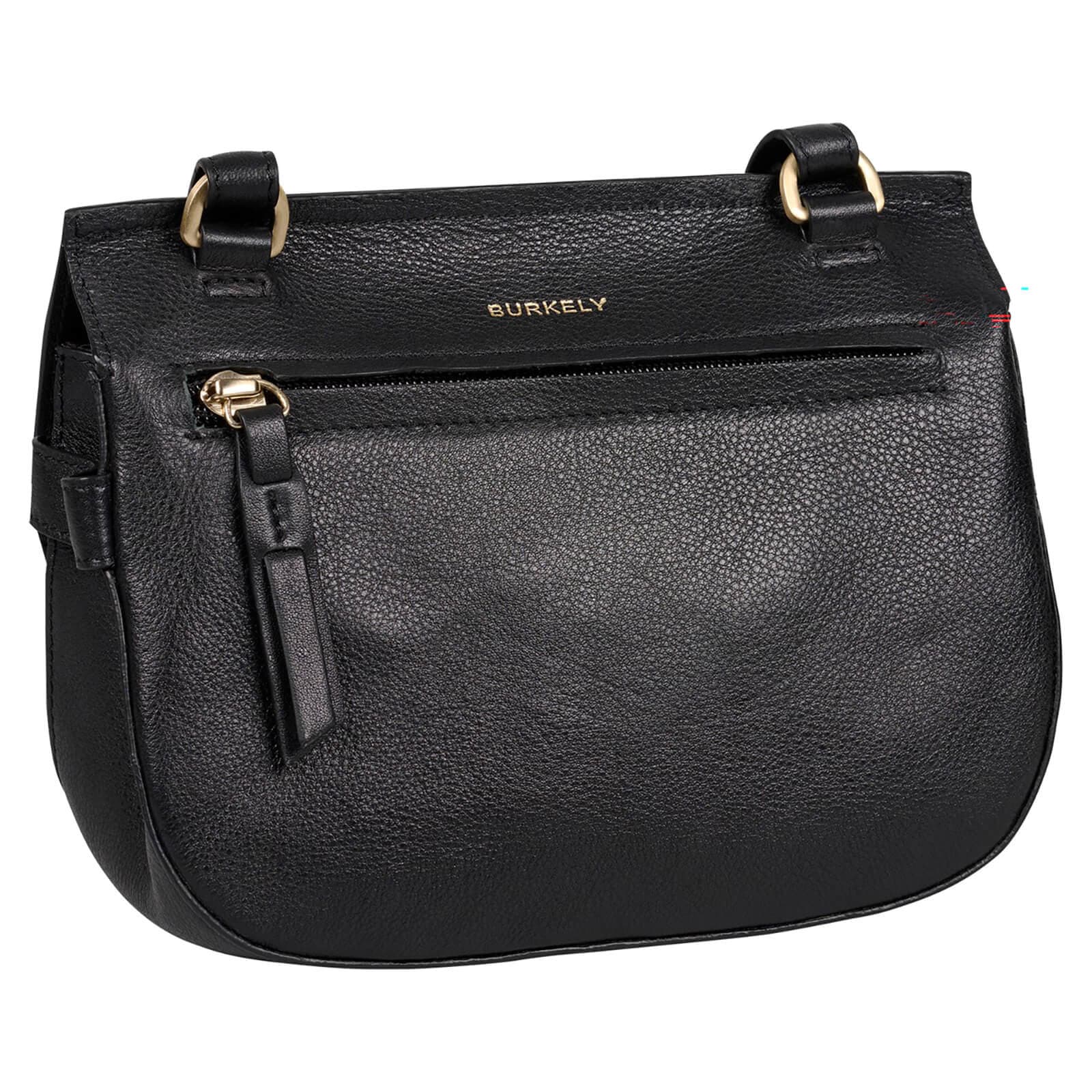 Crossbody kožená kabelka Burkely Moja, černá 3