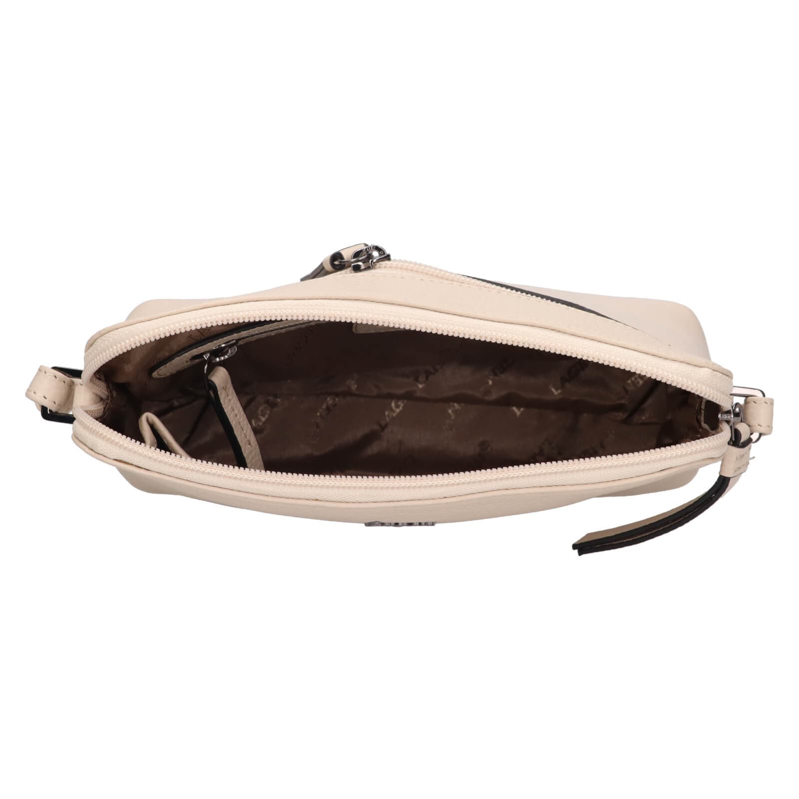 Crossbody kabelka Lagen Jitke, krémová 6