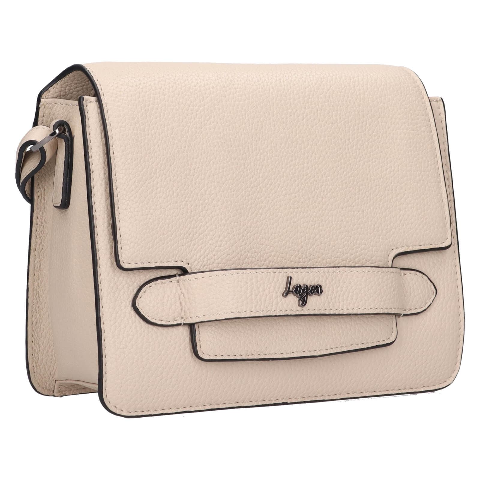 Crossbody kabelka Lagen Perta, krémová 2