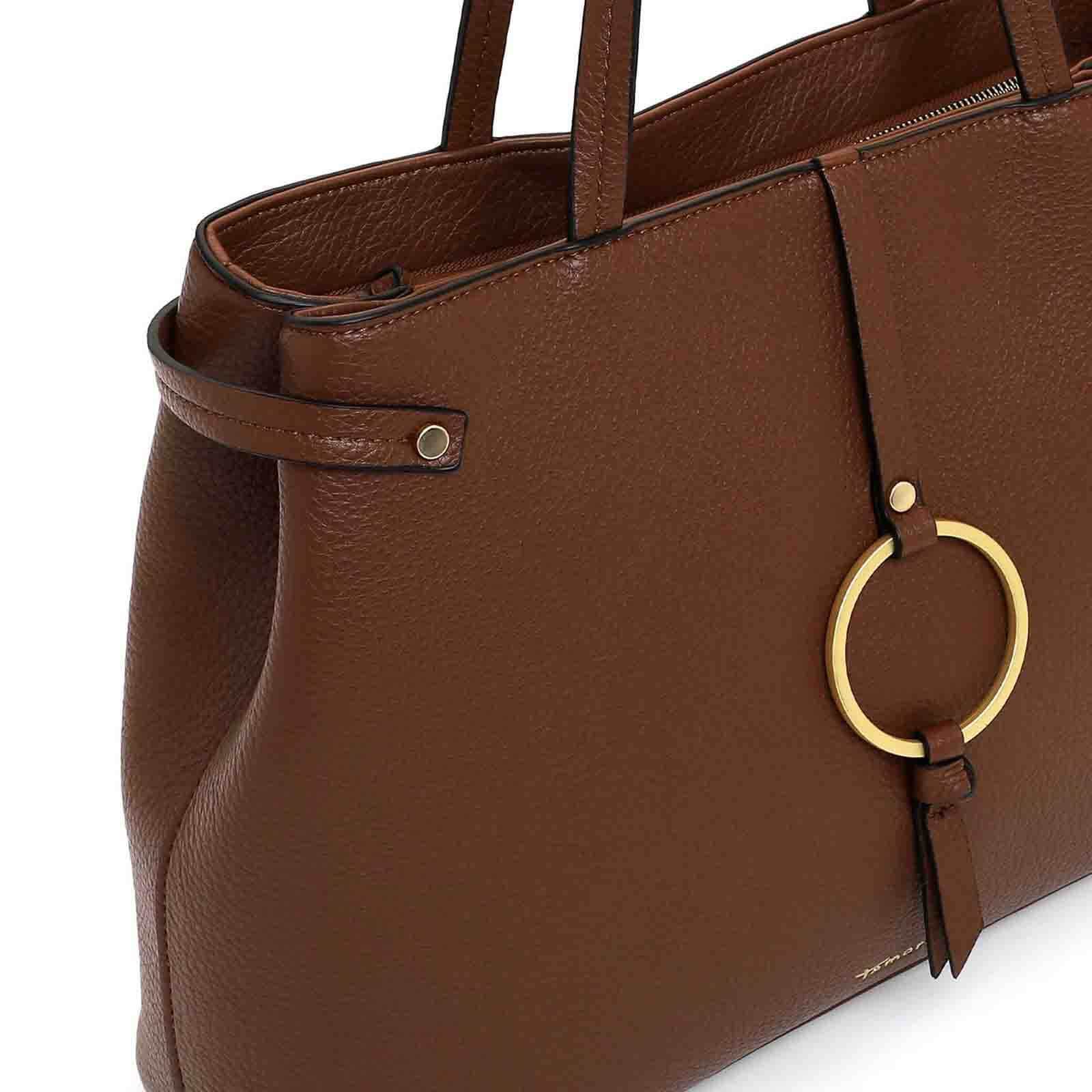 Shopper kabelka Tamaris Maischa, hnědá 4