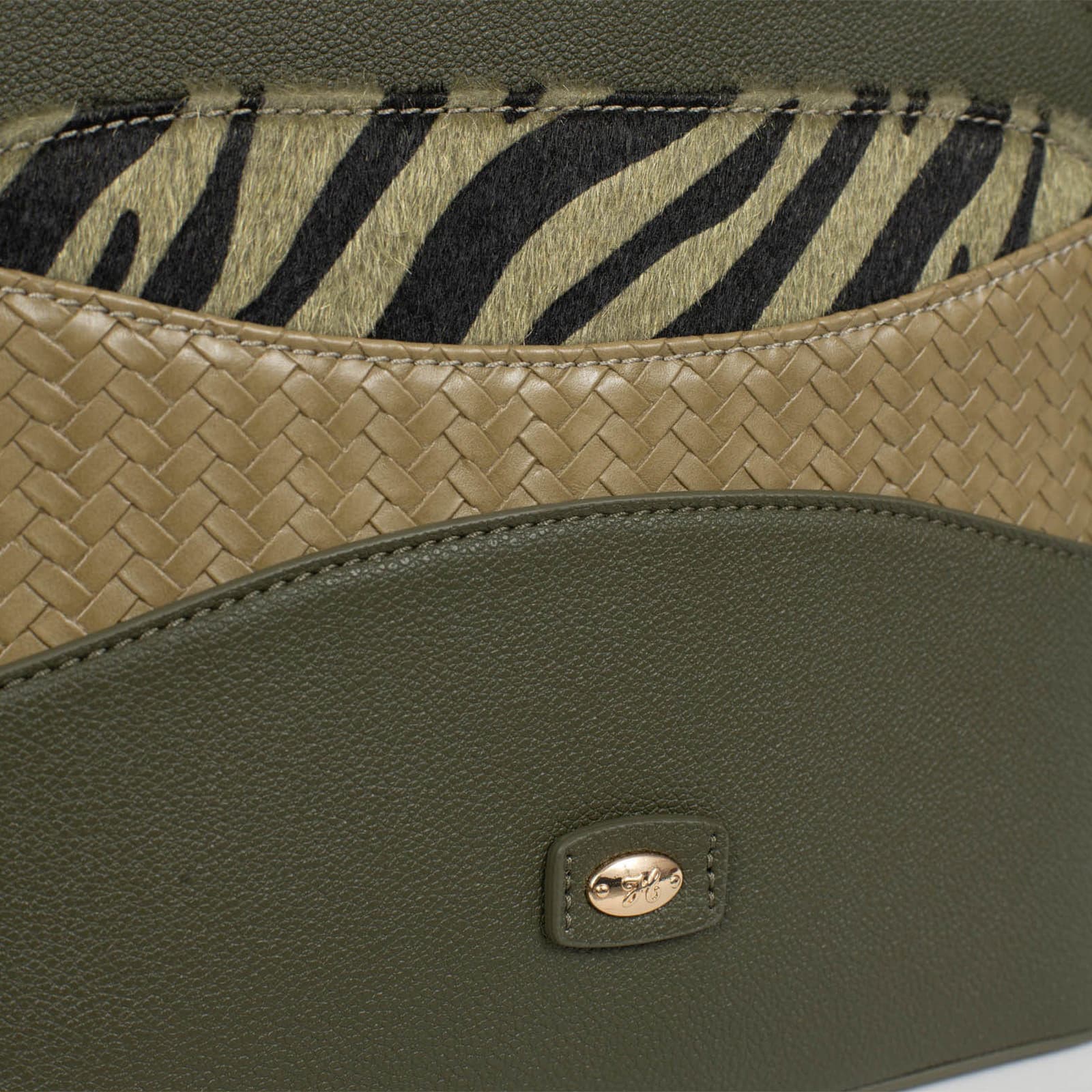 Crossbody kabelka Hexagona Zoé, zelená 4