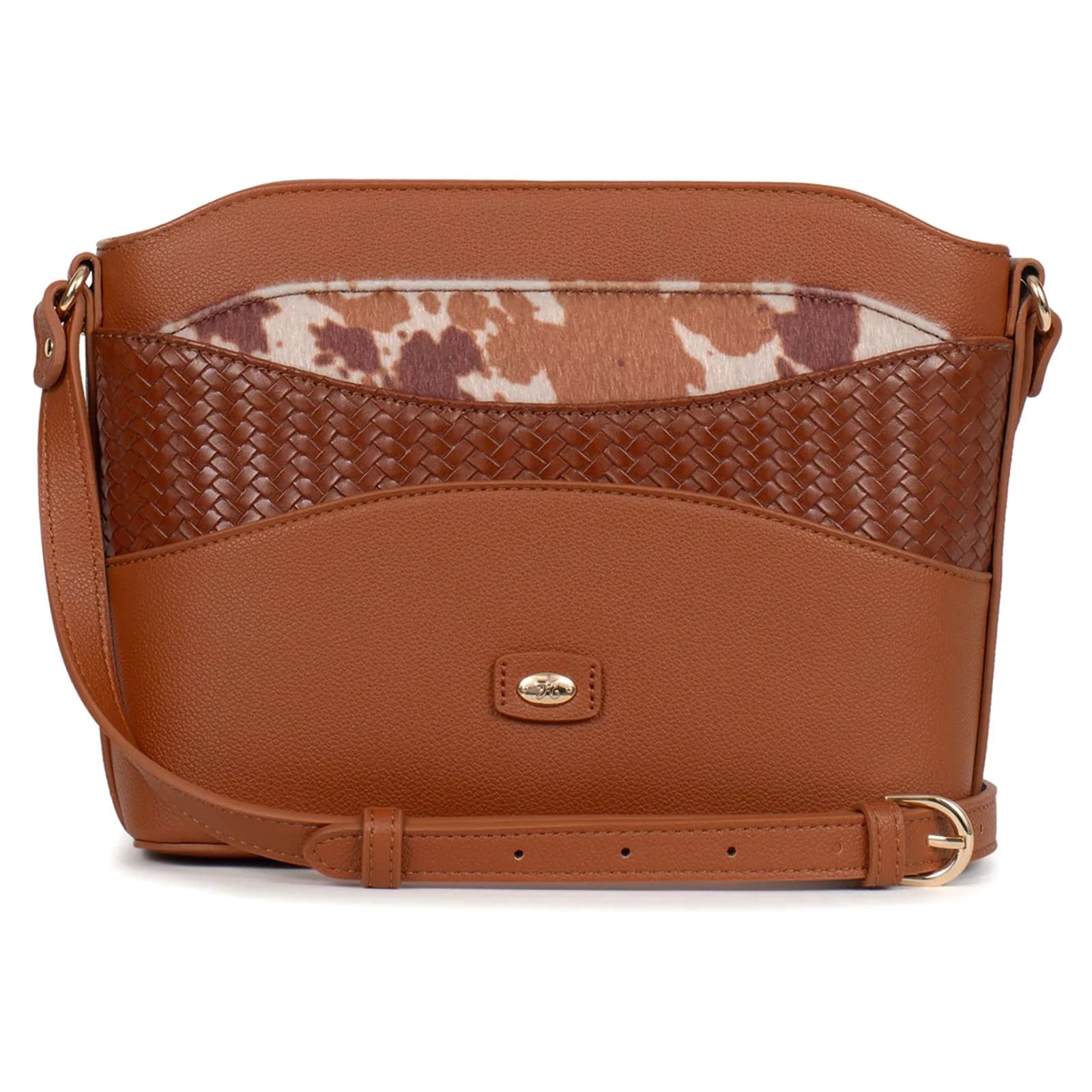 Crossbody kabelka Hexagona Zoé, hnědá