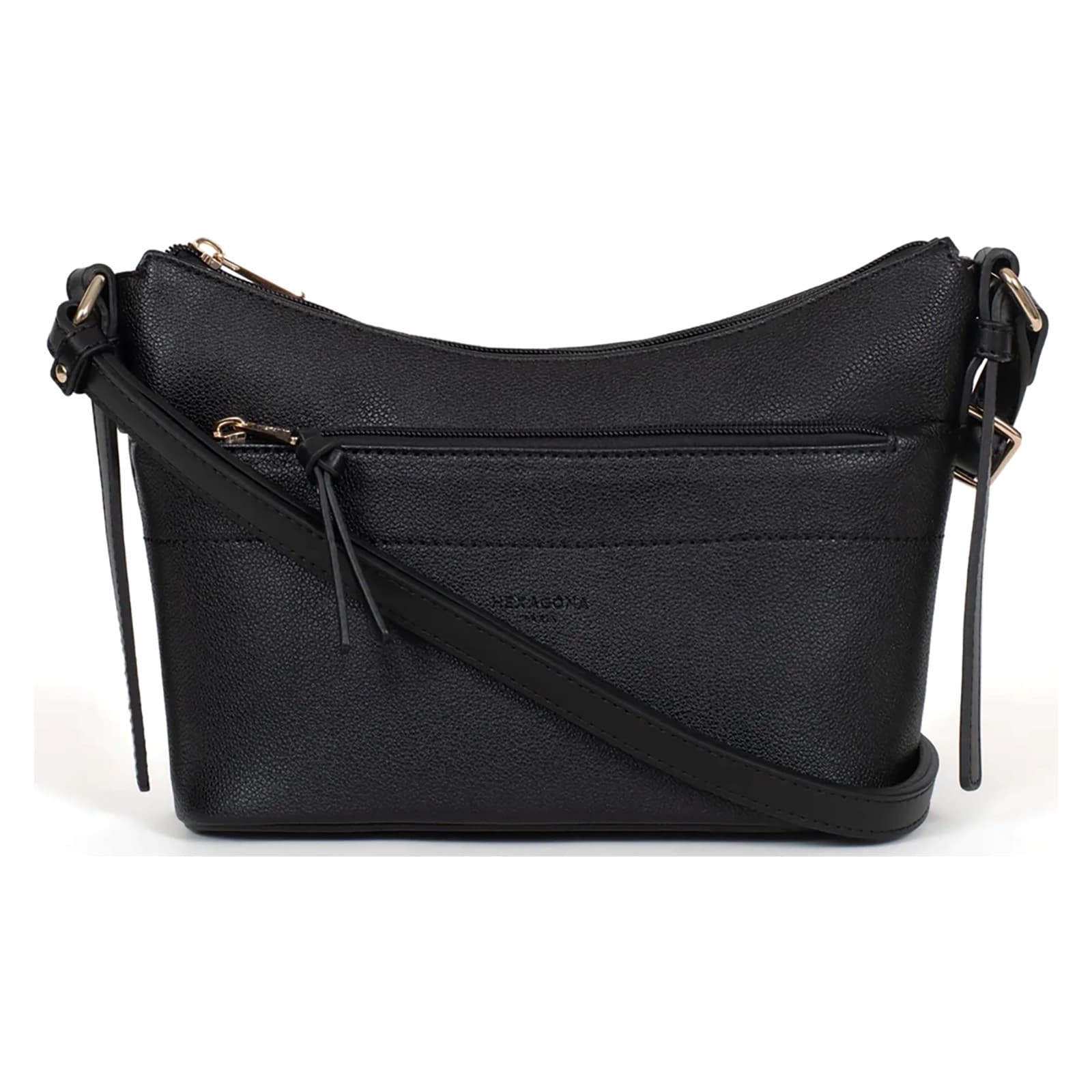 Crossbody kabelka Hexagona Maé, černá