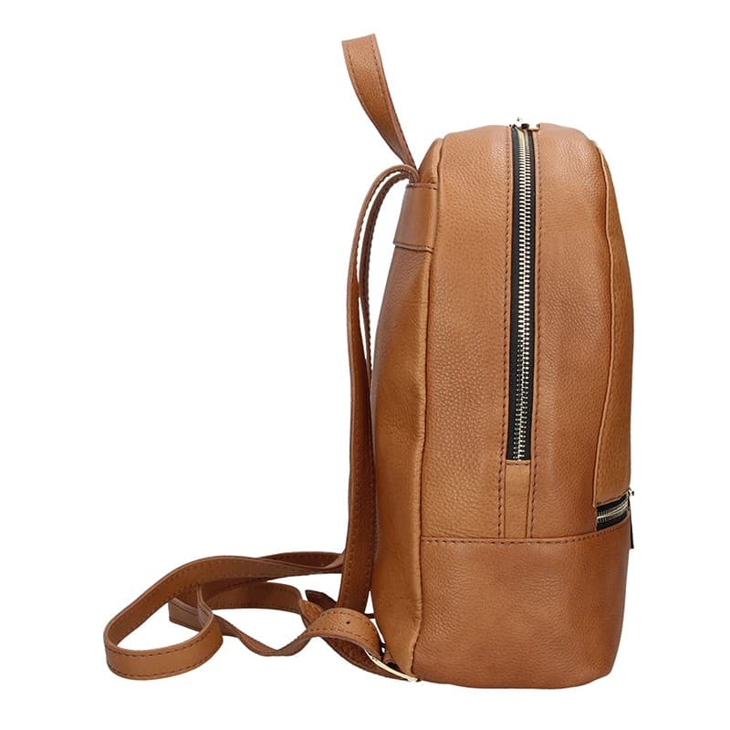 Kožený batoh Facebag Paloma, hnědá 4