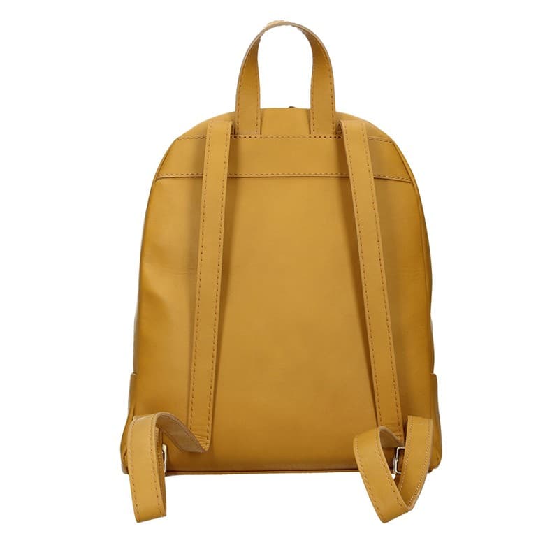 Kožený batoh Facebag Paloma, žlutá 3