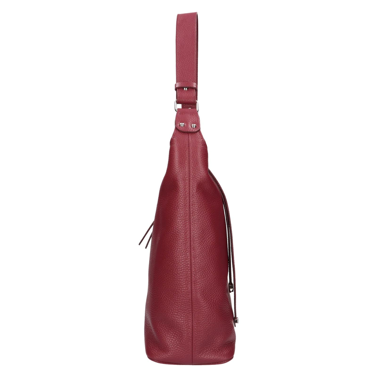 Kožená kabelka Facebag Filonna, vínová 4