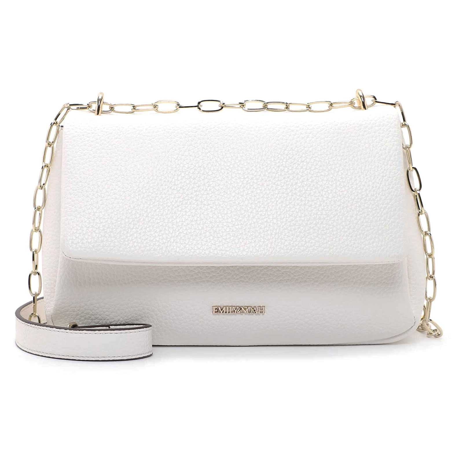 Crossbody kabelka Emily & Noah Liana, bílá