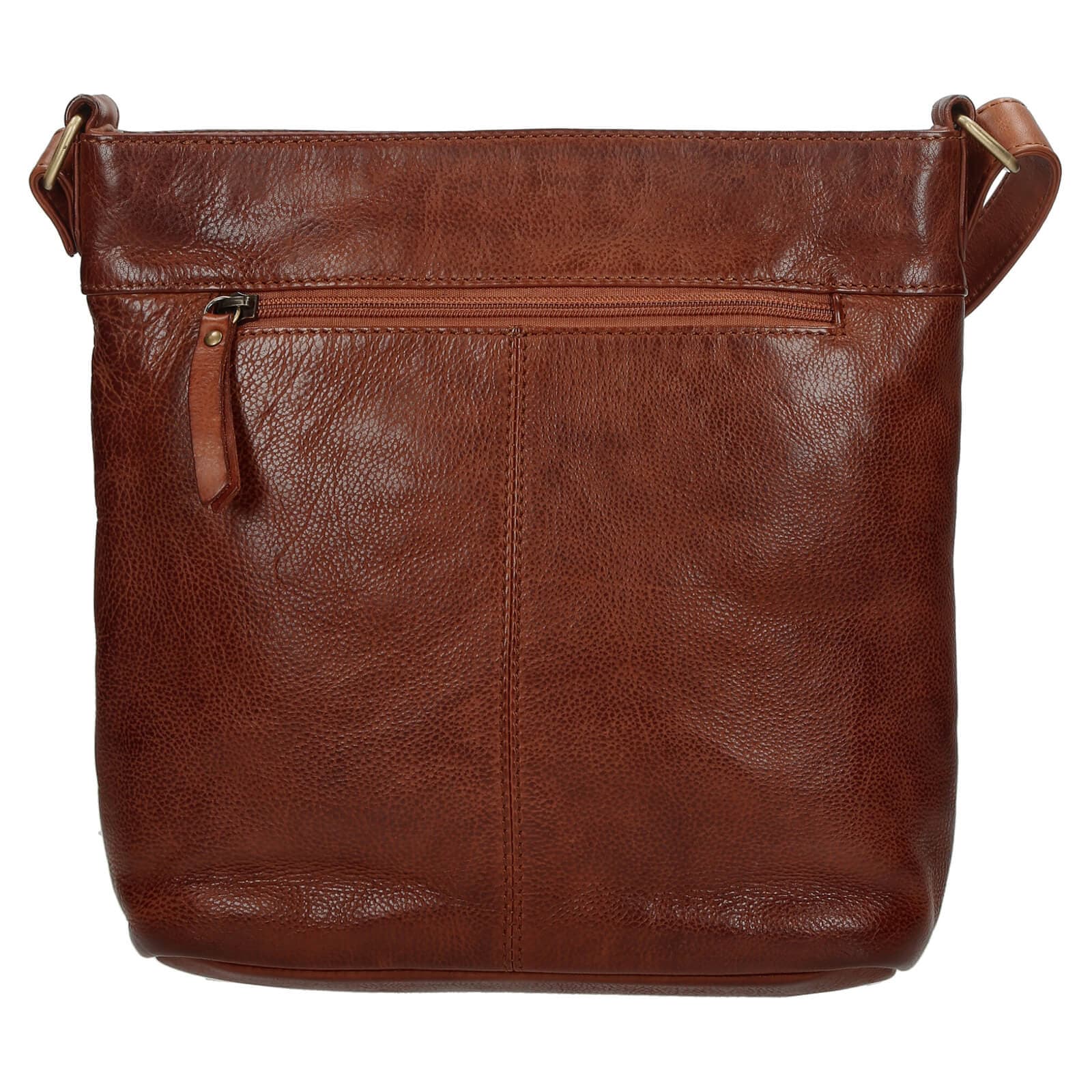 Kožená crossbody kabelka Enrico Benetti Eva, hnědá 3